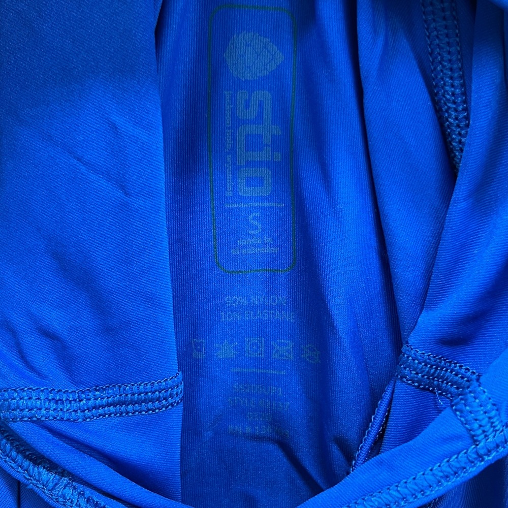 Stio Hoodie Mens S Blue Long Sleeve Sun Shirt Performance Hiking Active Fishing - Picture 8 of 9